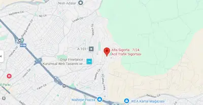 Alta Sigorta Konum Haritası